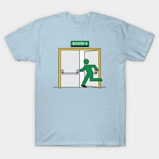 Workplace emergency exit T-Shirt